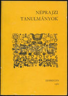 Módy György-Balassa Iván-Ujvári Zoltán:Néprajzi Tanulmányok Dankó Imre Tiszteletére. Debrecen,1982,Alföldi Nyomda,papírk - Unclassified