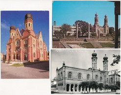 **, * 5 Db MODERN Magyar Képeslap Zsinagógákkal / 5 Modern Hungarian Postcards With Synagogues - Non Classificati