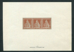 TOSCANA 1852 40 C. FOGLIETTO MARZOCCO FAC SIMILE TIRATURA LIMITATA - Tuscany