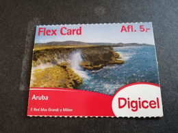 ARUBA PREPAID CARD FLEXCARD  DATE 20/05/2014  COASTAL VIEUW               AFL5,-    Fine Used Card  **5009** - Aruba