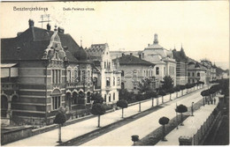 T2 1912 Besztercebánya, Banska Bystrica; Deák Ferenc Utca, Villák. Machold F. Kiadása / Street View With Villas + "ZÓLYO - Zonder Classificatie