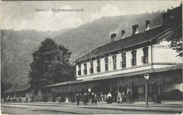 T2/T3 1911 Garamberzence, Hronská Breznica; Vasútállomás / Railway Station (fl) - Unclassified