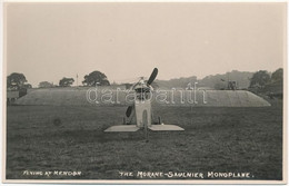 * T1/T2 Flying At Hendon, The Morane-Saulnier Monoplane. Photo - Unclassified