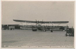 * T2/T3 6. Heracles, Imperial Airways, London Croydon Airport. Photo (fl) - Unclassified