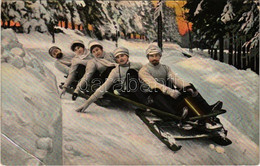 T3 1910 Five-man Controllable Bobsleigh, Winter Sport. T. Co. 2052. (EB) - Unclassified
