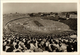 ** T2/T3 1953 A Népstadion ünnepélyes Megnyitója. "A Békéért" élőbetűs Felirat. Seidner Zoltán Felvétele. Kiadja A Képző - Unclassified