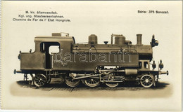 ** T1 M. Kir. államvasutak 375. Sorozat Gőzmozdonya / Hungarian State Railways Locomotive - Unclassified