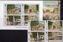 2012 Ansicht Gibraltar 1504/7+Bl.108 ** 13€ Stadttor Victoria-Denkmal Kaserne Hillroad Hoja Ss Bloc M/s Sheet Bf UK - Autres & Non Classés