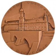 Lengyelország DN "Varsó" Kétoldalas Br Emlékérem Tokban (59mm) T:1-	 Poland ND "Warszawa" Two-sided Br Medallion In Case - Unclassified