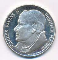 Vatikán "II. János Pál" Ezüstözött Fém Emlékérem (34mm) T:1- (eredetileg PP) Vatican "John Paul II" Silvered Metal Medal - Unclassified