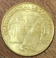 66 COLLIOURE CHÂTEAU ROYAL MDP 2008 MÉDAILLE SOUVENIR MONNAIE DE PARIS JETON TOURISTIQUE MEDALS COINS TOKENS - 2007