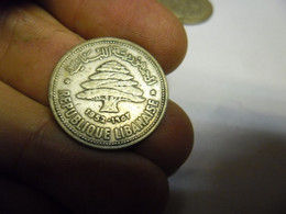 LIBAN - 50 PIASTRES De 1952 En Argent - Lebanon