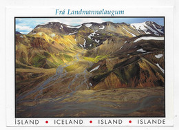 (RECTO / VERSO) ISLANDE - FRA LANDMANNALAUGUM - BEAU TIMBRE ET CACHET - CPM GF - Iceland