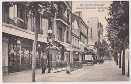 CPA 80 _ BILLANCOURT (Somme) _ Avenue Edouard-Vaillant ( Petit Pli Inf. Gauche ) {S09-21} - Other & Unclassified