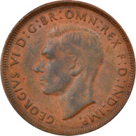 Monnaie, Australie, George VI, Penny, 1943, TTB, Bronze, KM:36 - Penny