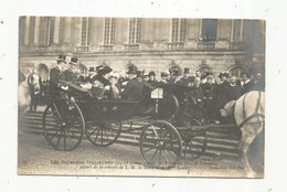 Cp, Célébrités , 78 , Visite Du Parc De Versailles , Les Journées Italiennes ,1903 , S.M. LA REINE Et Mme LOUBET - Beroemde Vrouwen