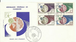 CAMERUN ,  SOBRE CONMEMORATIVO TEMA ESPACIAL, AÑO  1963 - Afrique