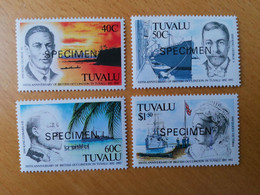 SPECIMEN Occupation Britannique, British Occupation - Tuvalu