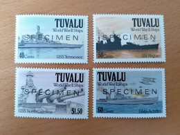 SPECIMEN Navires De Guerre War Ships - Tuvalu
