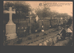 Labouxhe-Melen - Ici Reposent Les Martyrs Fusillés Par Les Allemands Le 6 Août 1914... - Animée - Enfants - Soumagne
