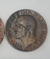 ALBANIA 0.10 Lek Vittorio Emanuele III 1940 Rare Italian Occupation Low Mintage 500k - Albania