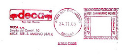 SAN MARINO - 2005 DECA (rinoceronti) Impianti Saldatura - Ema Affranc.rossa - Red Meter Su Busta Non Viaggiata - 2046 - Storia Postale