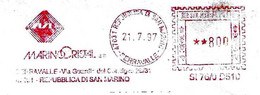 SAN MARINO - 1997 MARINO CRISTAL - Ema Red Meter Affrancatura Meccanica Rossa Su Busta Viaggiata - 2048 - Covers & Documents