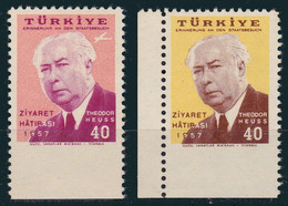 ERREUR / CURIOSITÉ / VARIÉTÉ – ERROR / CURIOSITY / VARIETY : 2 X 40 (Mi. 1516 & 11517 - 1957) : IMPERFORATE BELOW (ag674 - Otros & Sin Clasificación