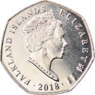 Monnaie, Falkland Islands, 50 Pence, 2018, Pingouins - Manchot Macaroni, SPL - Falklandeilanden