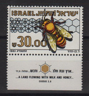 Israel - N°863 - Faune - Abeille - Cote 4€ - ** Neuf Sans Charniere - Nuovi (con Tab)