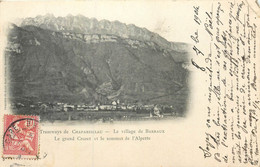 CPA 38 Isère Le Village De Barraux - Tramways De Chapareillau - Le Grand Crozet Et Le Sommet De L'Alpette - Barraux