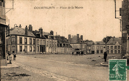 N°78903 -cpa Courtalain -place De La Mairie- - Courtalain