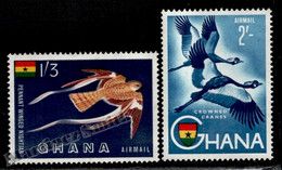 Ghana 1959 Yvert Airmail 5-6, Definitive, Fauna, Fish - MNH - Ghana (1957-...)