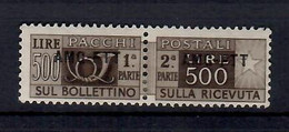 Trieste A 1949/53 Pacchi Postali ( PP24/25) - *MH - Postpaketen/concessie