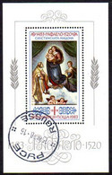 BULGARIA 1983  Raphael 500th Anniversary Block  Used.  Michel Block 138 - Usati