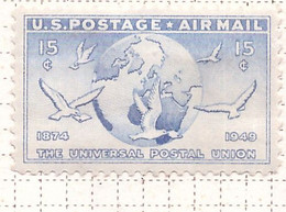 PIA  -  U.S.A.  : 1949 - Posta Aera  - Globo Terrestre E Colombe - Yv P.A. 42) - 2b. 1941-1960 Ungebraucht