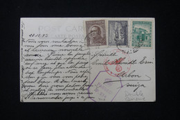 ARGENTINE - Carte Postale De Buenos Aires Pour La Suisse En 1943 Avec Contrôles Postaux - L 89612 - Cartas