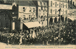 Senones * Arrivée Du 1er Bataillon De Chasseurs à Pied * Le Cortège * Militaria - Senones