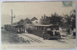 Carte Postale Aix Les Bains Chemin De Fer Du Revard Gare De Pugny - Aix Les Bains