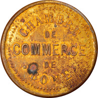 Monnaie, Algeria, Chambre De Commerce, Bône, 5 Centimes, ESSAI, TB+, Laiton - Monedas / De Necesidad