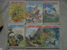 Ancien - Lot De 6 Revues Mensuelles Chasseur Français Années 50 Et 60 - Jagen En Vissen