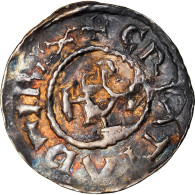 Monnaie, France, Charles Le Chauve, Denier, 864-877, Saint-Quentin, TTB, Argent - Other & Unclassified