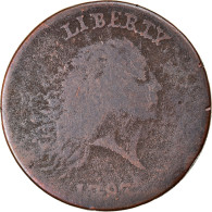 Monnaie, États-Unis, Flowing Hair Cent, Cent, 1793, U.S. Mint, Periods, B - 1793-1796: Early
