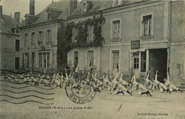 Seiches * Groupe équipe Troupe " La Jeanne D'arc " * Charcutier Charcuterie STENOZA - Seiches Sur Le Loir