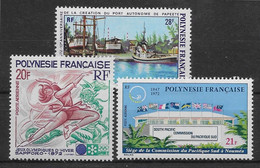 Polynésie Poste Aérienne N°60/62 - Neuf * Avec Charnière - TB - Neufs