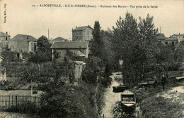 Alfortville * Ile St Pierre * Ruisseau Des Marais * Vue Prise De La Seine * Restaurant De La Terrasse - Alfortville