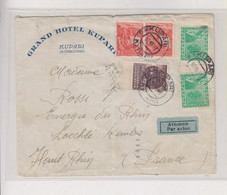 YUGOSLAVIA,1937 KUPARI  Airmail Cover To FRANCE - Other & Unclassified