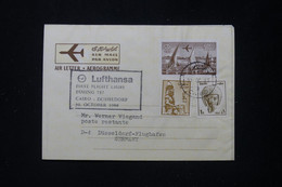 EGYPTE - Aérogramme Du Caire Pour L 'Allemagne En 1988 Par 1er Vol Boeing 737  - L 89684 - Lettres & Documents