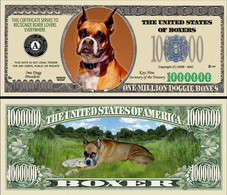 !!! USA - FANTASY NOTE -  BOXER  DOG , 2006 - UNC / SERIES  WOOF - Andere & Zonder Classificatie