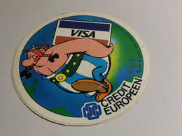 Visa, Crédit Européen - Pegatinas